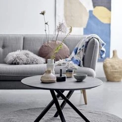 Bloomingville Vases Vase En Grès Blanc H20.5 -Vases Soldes vase en gres blanc h20 5 1