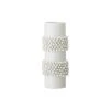 Bloomingville Vases Vase En Grès Blanc H20.5 -Vases Soldes vase en gres blanc h20 5