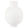 Maisons Du Monde Vases Vase En Grès Blanc H35 -Vases Soldes vase en gres blanc h35 1000 16 28 216426 1