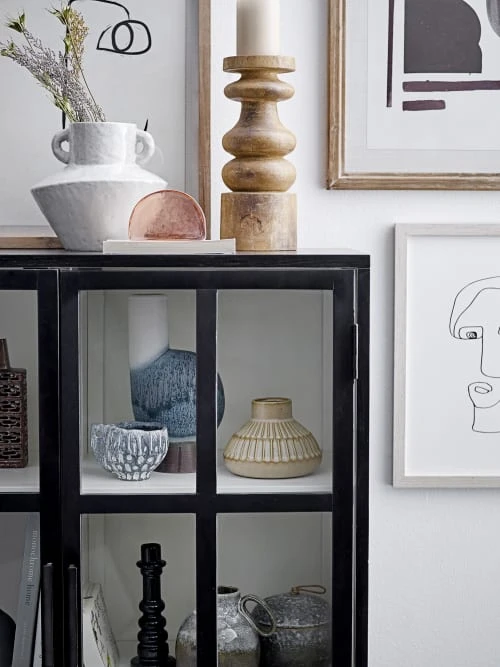 Bloomingville Vases Vase En Grès Bleu H27.50 5 Bloomingville Vases Vase En Grès Bleu H27.50 – Image 3