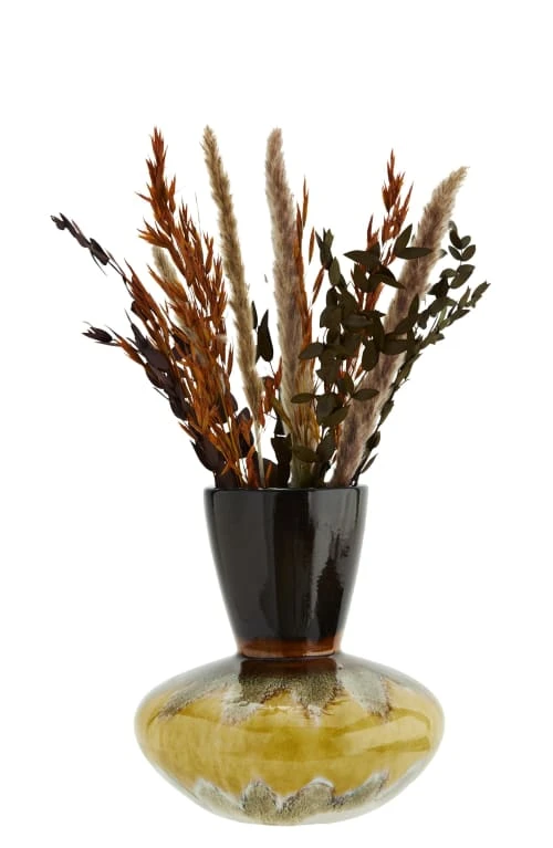 Madam Stoltz Vases Vase En Grès Multicolore H23 4 Madam Stoltz Vases Vase En Grès Multicolore H23 – Image 2