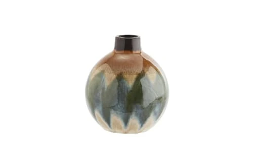 Madam Stoltz Vases Vase En Grès Multicolore H23 3 Madam Stoltz Vases Vase En Grès Multicolore H23