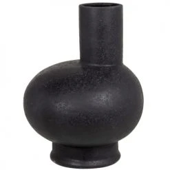 Maisons Du Monde Vases Vase En Grès Noir H23
