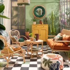 Maisons Du Monde Vases Vase En Grès Strié Rouge H20 -Vases Soldes vase en gres strie rouge h20 1000 15 22 226506 2