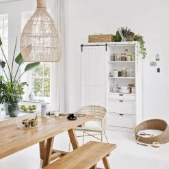 Maisons Du Monde Vases Vase En Grès Vert Et Blanc H43 -Vases Soldes vase en gres vert et blanc h43 1000 15 26 221508 3