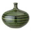 Bloomingville Vases Vase En Grès Vert H12.5 -Vases Soldes vase en gres vert h12 5