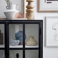 Bloomingville Vases Vase En Grès Vert H15 -Vases Soldes vase en gres vert h15 2