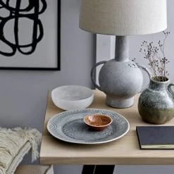 Bloomingville Vases Vase En Grès Vert H15 -Vases Soldes vase en gres vert h15 3