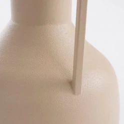 Mica Decorations Vases Vase En Métal Beige H25 -Vases Soldes vase en metal beige h25 4