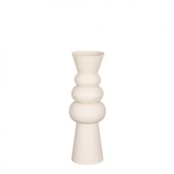 Mica Decorations Vases Vase En Métal Blanc Cassé H29.5