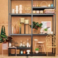 Mica Decorations Vases Vase En Métal Blanc Cassé H34,5 -Vases Soldes vase en metal blanc casse h34 5 4