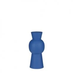 Vases Soldes 41 Mica Decorations Vases Vase En Métal Bleu H20