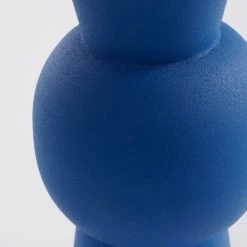 Mica Decorations Vases Vase En Métal Bleu H20 -Vases Soldes vase en metal bleu h20 5