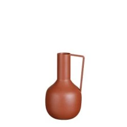 Mica Decorations Vases Vase En Métal Vert Clair H20 -Vases Soldes vase en metal brun h20