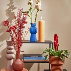 Mica Decorations Vases Vase En Métal Brun H20 -Vases Soldes vase en metal brun h20 3