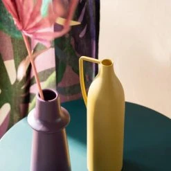 Maisons Du Monde Vases Vase En Métal Jaune H26 -Vases Soldes vase en metal jaune h26 1000 15 7 223990 3