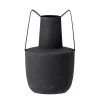 Bloomingville Vases Vase En Métal Noir H20 Cm -Vases Soldes vase en metal noir h20 cm