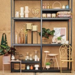 Mica Decorations Vases Vase En Métal Rose Clair H36 -Vases Soldes vase en metal rose clair h36 4