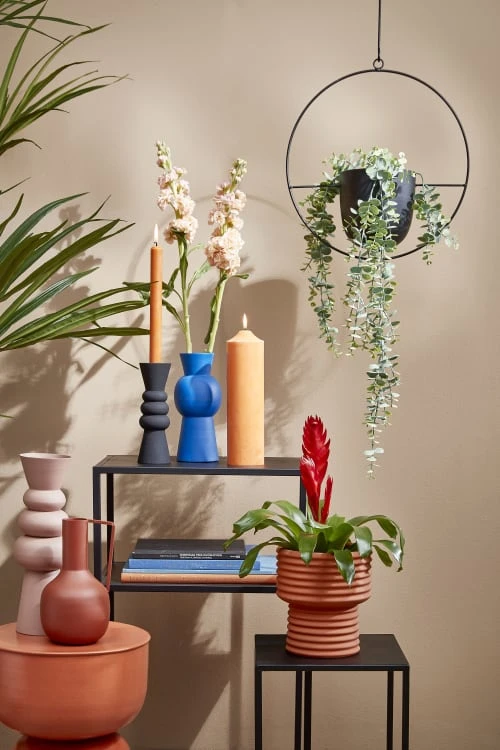 Mica Decorations Vases Vase En Métal Rose H29.5 4 Mica Decorations Vases Vase En Métal Rose H29.5 – Image 2