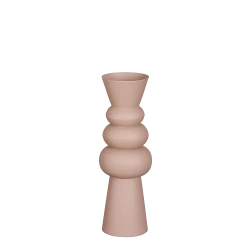 Mica Decorations Vases Vase En Métal Rose H29.5 3 Mica Decorations Vases Vase En Métal Rose H29.5