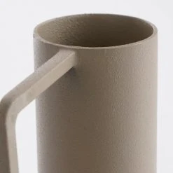 Mica Decorations Vases Vase En Métal Taupe H30 -Vases Soldes vase en metal taupe h30 2