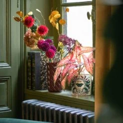 Maisons Du Monde Vases Vase En Porcelaine Violette H22 -Vases Soldes vase en porcelaine violette h22 1000 2 13 226374 3