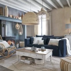 Maisons Du Monde Vases Vase En Rotin Tressé Beige H61 -Vases Soldes vase en rotin tresse beige h61 1000 0 0 209100 10