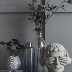 Lene Bjerre Vases Vase En Verre Bleu H30 -Vases Soldes vase en verre bleu h30 2