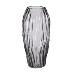 Mica Decorations Vases Vase En Verre Transparent H32 -Vases Soldes vase en verre brun fonce h32