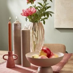 Mica Decorations Vases Vase En Verre Crème H32 -Vases Soldes vase en verre creme h32 2