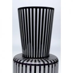 Kare Design Vases Vase En Verre Gris Clair Mat Et Noir Brillant H41 -Vases Soldes vase en verre gris clair mat et noir brillant h41 2