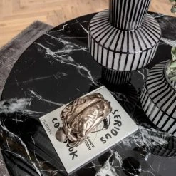 Kare Design Vases Vase En Verre Gris Clair Mat Et Noir Brillant H42 -Vases Soldes vase en verre gris clair mat et noir brillant h42 4