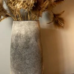 Now’s Home Vases Vase En Verre Gris Et Taupe -Vases Soldes vase en verre gris et taupe 3