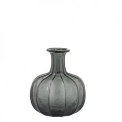 Lene Bjerre Vases Vase En Verre Gris H21