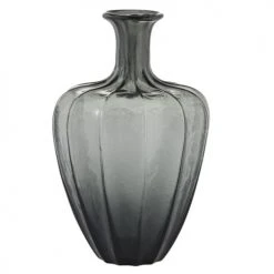 Lene Bjerre Vases Vase En Verre Gris H34