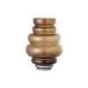 Bloomingville Vases Vase En Verre Marron H24 -Vases Soldes vase en verre marron h24
