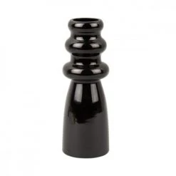 Vases Soldes 33 Present Time Vases Vase En Verre Noir H20,5cm