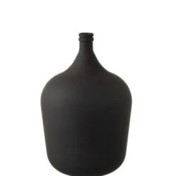 LANADECO Vases Vase En Verre Marron H56cm -Vases Soldes vase en verre noir mat h56cm 2