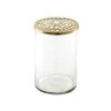 Villa Collection Vases Vase En Verre Or -Vases Soldes vase en verre or