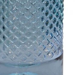 Sensei Maison Vases Vase En Verre Recyclé Bleu Jean's 22 Cm -Vases Soldes vase en verre recycle bleu jean s 22 cm 2