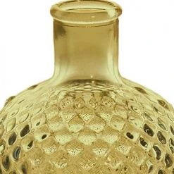 Sensei Maison Vases Vase En Verre Recyclé Miel 22 Cm -Vases Soldes vase en verre recycle miel 22 cm 2