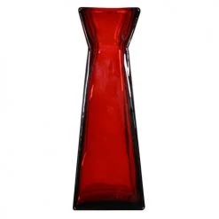 Sensei Maison Vases Vase En Verre Recyclé Rubis 45 Cm