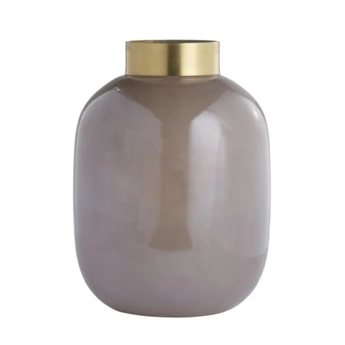 Lene Bjerre Vases Vase En Verre Rose H33 3 Lene Bjerre Vases Vase En Verre Rose H33