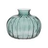 Maisons Du Monde Vases Vase En Verre Strié Vert H9