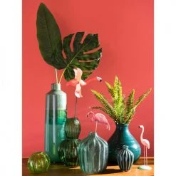 Maisons Du Monde Vases Vase En Verre Teinté Vert H18 -Vases Soldes vase en verre teinte vert h18 1000 1 8 172126 3