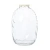 Maisons Du Monde Vases Vase En Verre Transparent Et Bandeau Doré H15 -Vases Soldes vase en verre transparent et bandeau dore h15 1000 12 3 227676 1
