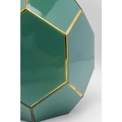Kare Design Vases Vase En Verre Vert Et Doré H22 -Vases Soldes vase en verre vert et dore h22 3