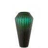 LANADECO Vases Vase En Verre Vert H33,5cm -Vases Soldes vase en verre vert h33 5cm