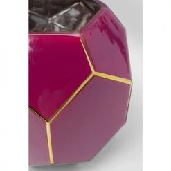 Kare Design Vases Vase En Verre Violet Et Doré H22 -Vases Soldes vase en verre violet et dore h22 4