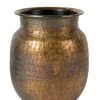 Dutchbone Vases Vase Et Pot En Métal Doré -Vases Soldes vase et pot en metal dore